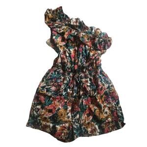 Fire los angeles Beautiful print romper Women's Size Small extremely stretchy wa